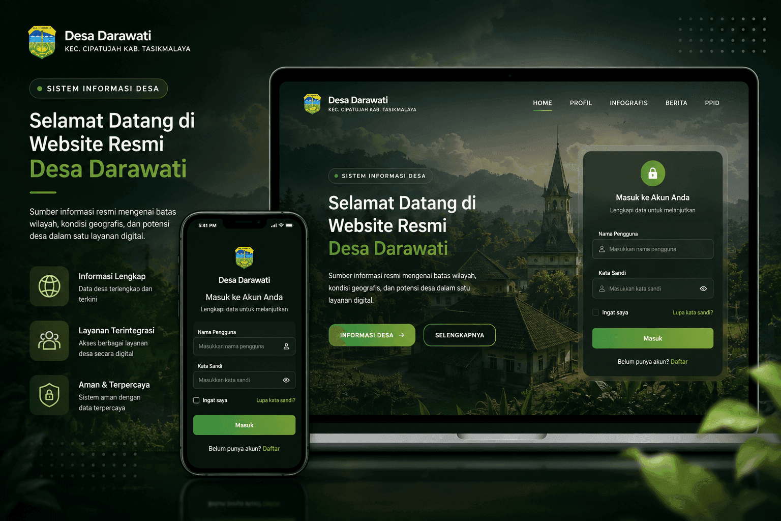 Desa Darawati - Sistem Informasi & Website Desa